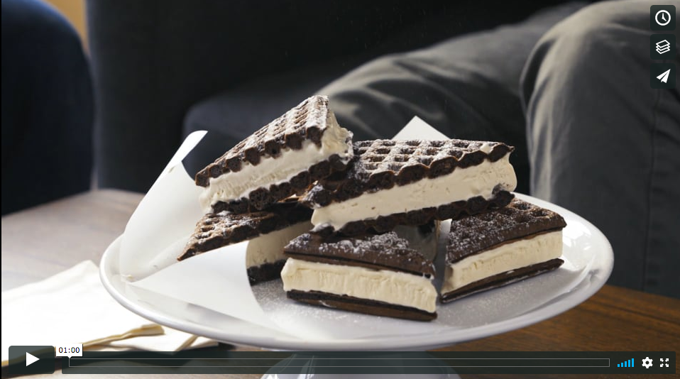 Stout Beer Ice Cream Sandwiches